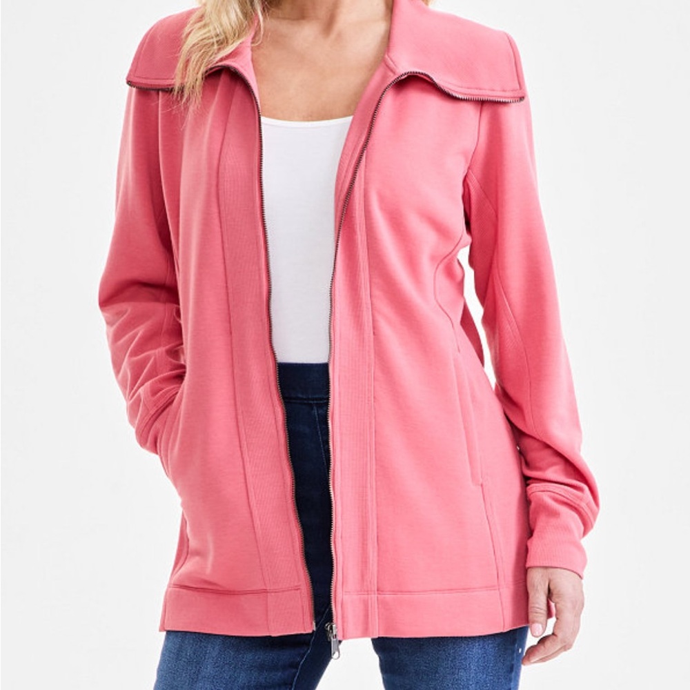 New Beautiful Style & Co Women's Lightweight Fleece Jacket -NWT Size X-Large